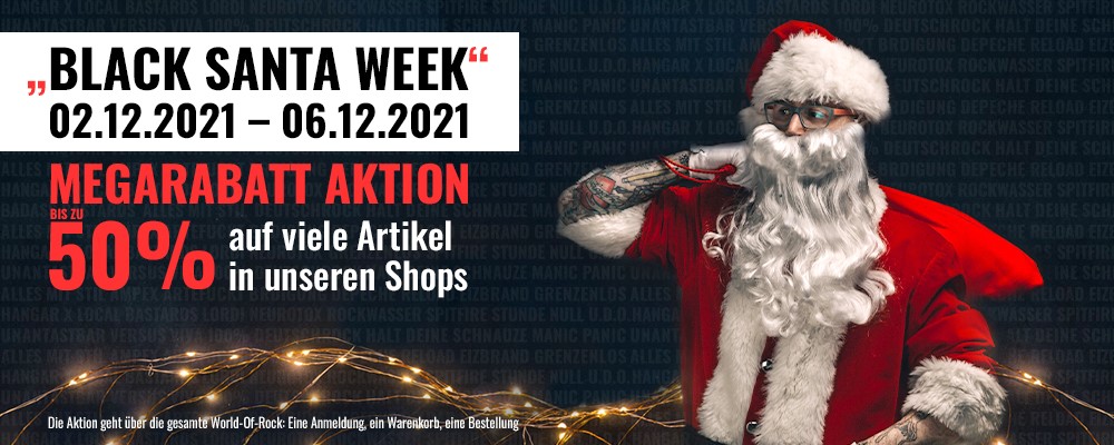 Black Santa Week in der World-Of-Rock