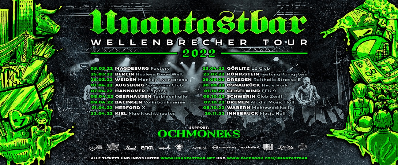 Unantastbar WELLENBRECHER Tour UPDATE ‼ 